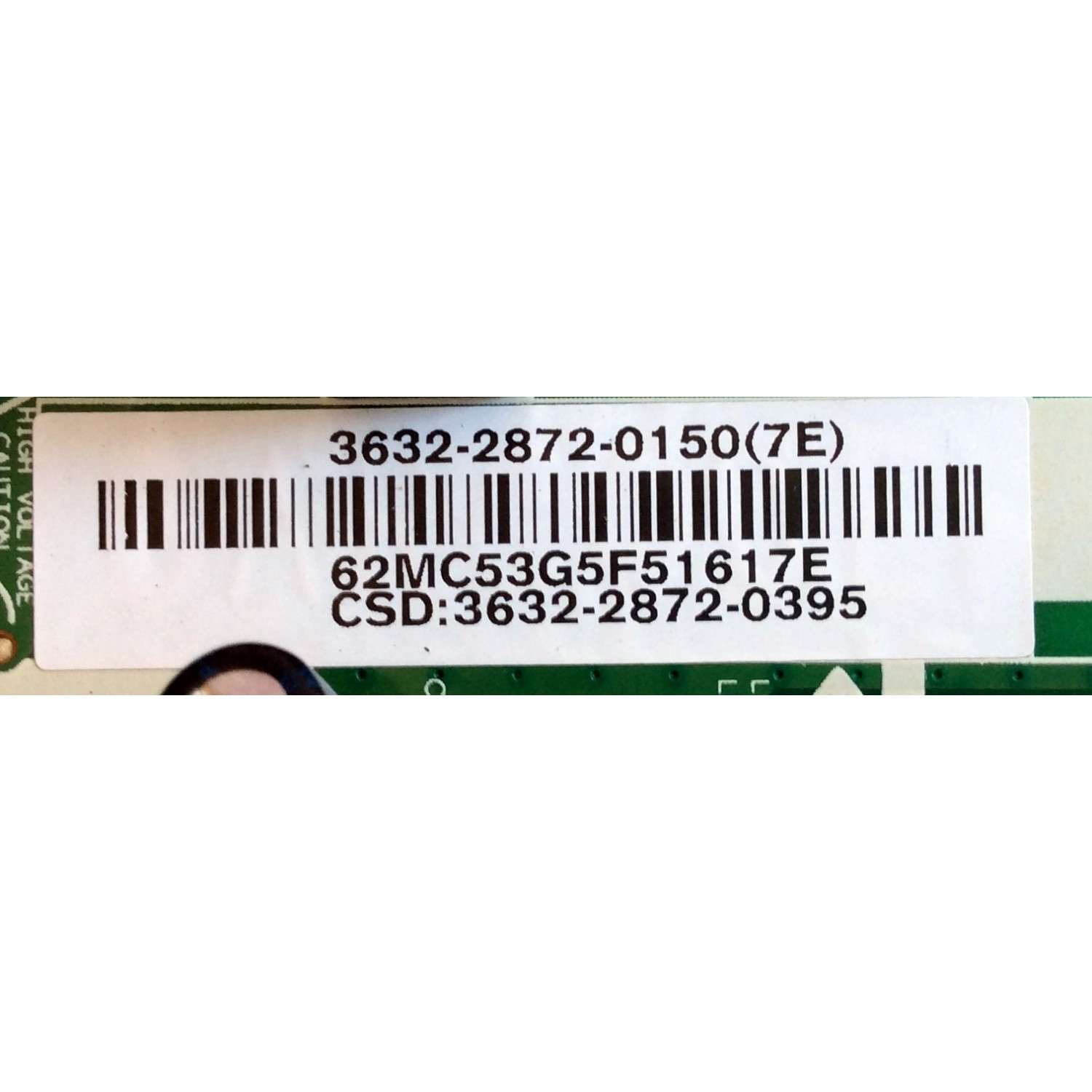MAIN FUENTE (COMBO) PARA TV VIZIO / NUMERO DE PARTE 3632-2872-0150 / 0171-2271-5647 / 3632-2872-0395 / MODELOS D32HN-D0 LAUAUKBS / D32HN-D0 LAUAUKAR / D32HN-D0 LAUAUKAS / D32HN-D0 LAUAUKES - Imagen 2